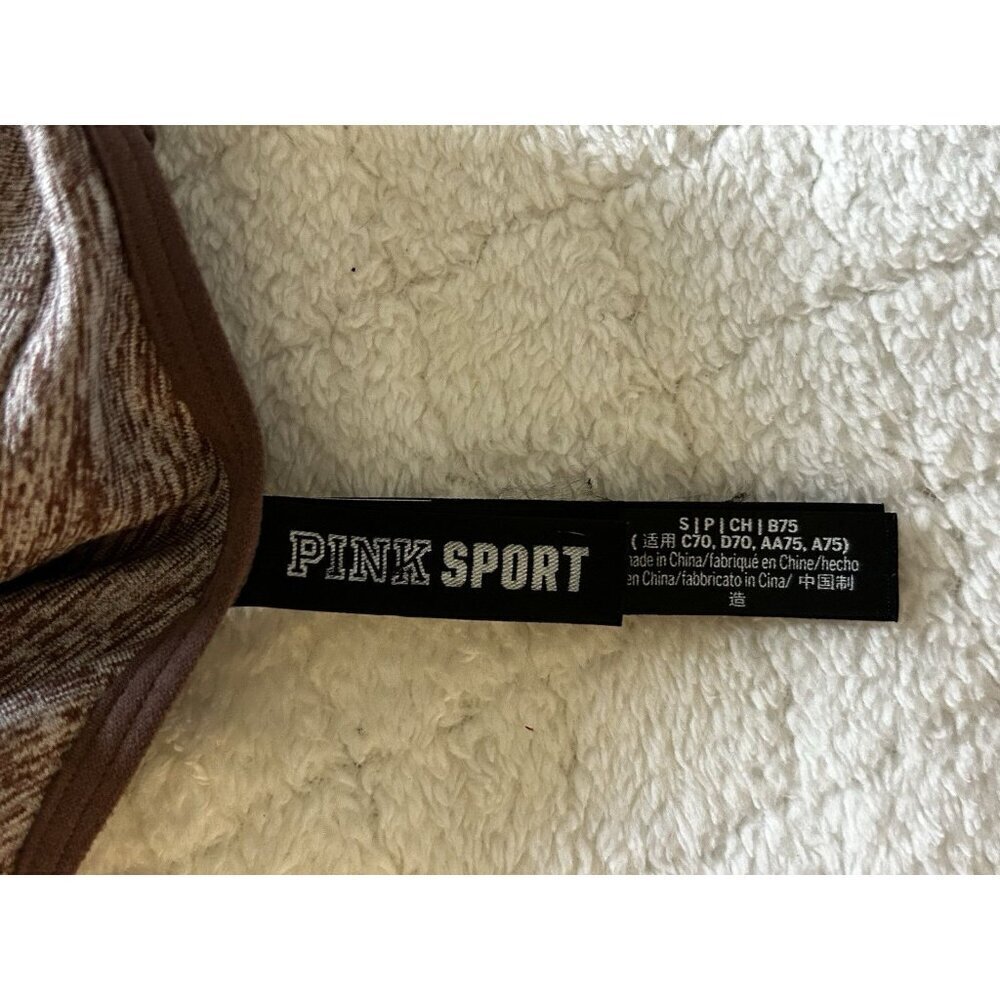 Victoria's Secret Pink Sports Maroon Bra Size Small - Picture 3 of 4